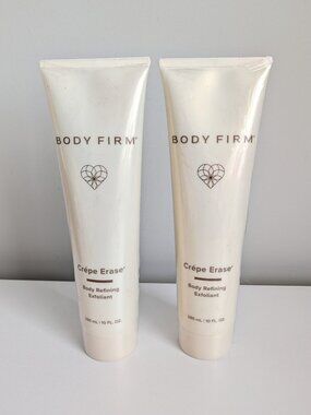 Crepe Erase Body Refining Exfoliant Fragrance Free 10 oz (Lot of 2) SEALED